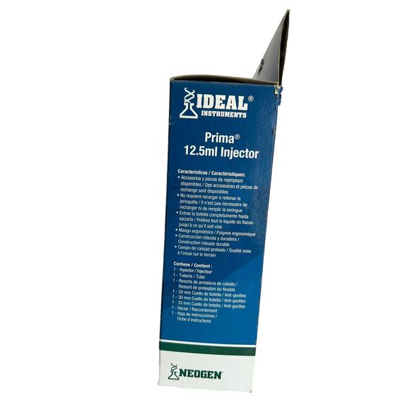 Ideal Prima 12.5 mL Injector Injection Neogen Cattle Livestock Dewormer vax - Picture 4 of 4